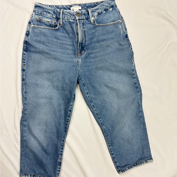 Good American Denim - Good American Light Blue Ankle Jeans